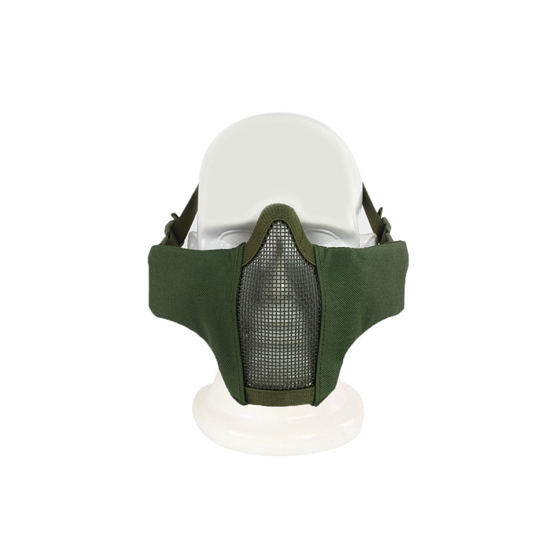 Grille de protection métal STALKER EVO + FIXATION CASQUE NORMES CE OLIVE SWISS ARMS