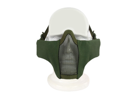 Grille de protection métal STALKER EVO + FIXATION CASQUE NORMES CE OLIVE SWISS ARMS