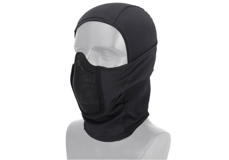 Grille de protection métal COBRA STALKER + CAGOULE NORMES CE BLACK SWISS ARMS