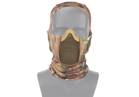 Grille de protection métal COBRA STALKER + CAGOULE NORME CE CAMO SWISS ARMS