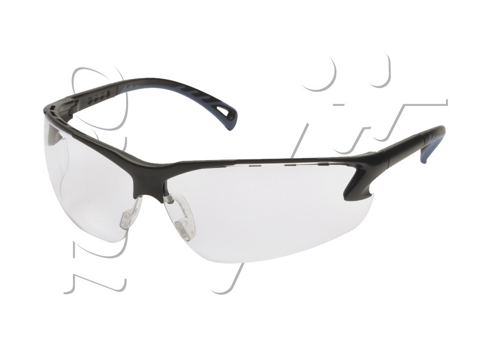 Lunettes de protection BRANCHES AJUSTABLES ASG BLACK CLEAR