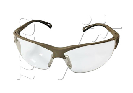 Lunettes de protection BRANCHES AJUSTABLES ASG TAN CLEAR