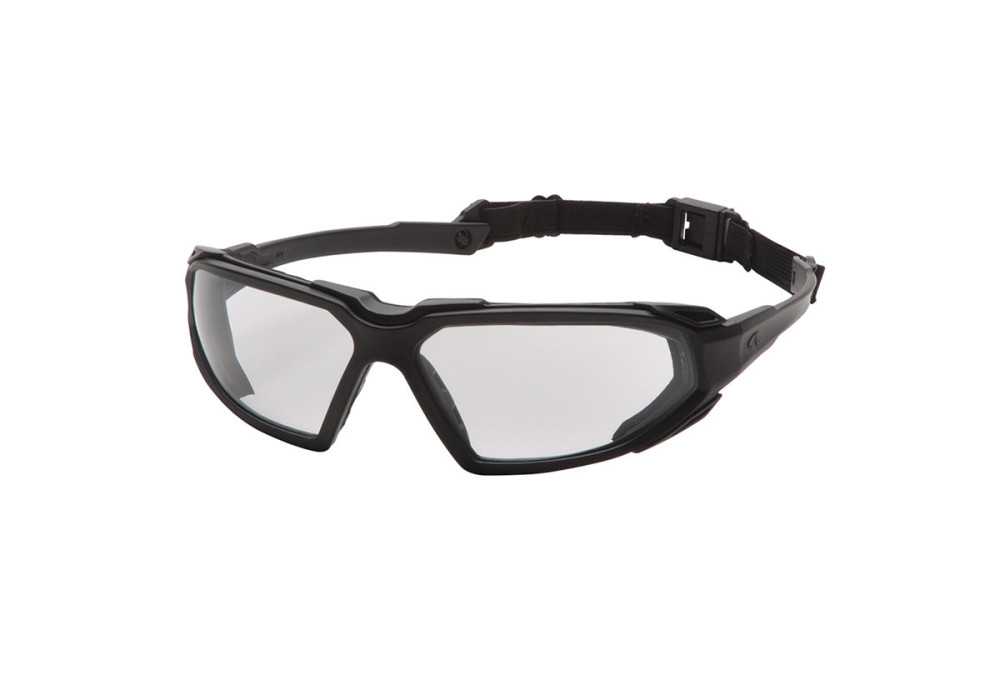 Lunettes de protection et masque SIMPLE ANTI-BUEE BLACK CLEAR STRIKE SYSTEMS ASG