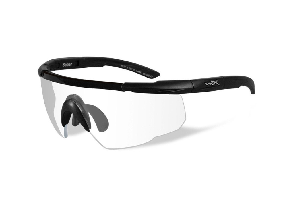 Lunettes de protection BALISTIQUES SABER ADVANCED BLACK 1 ECRAN CLEAR WILEYX