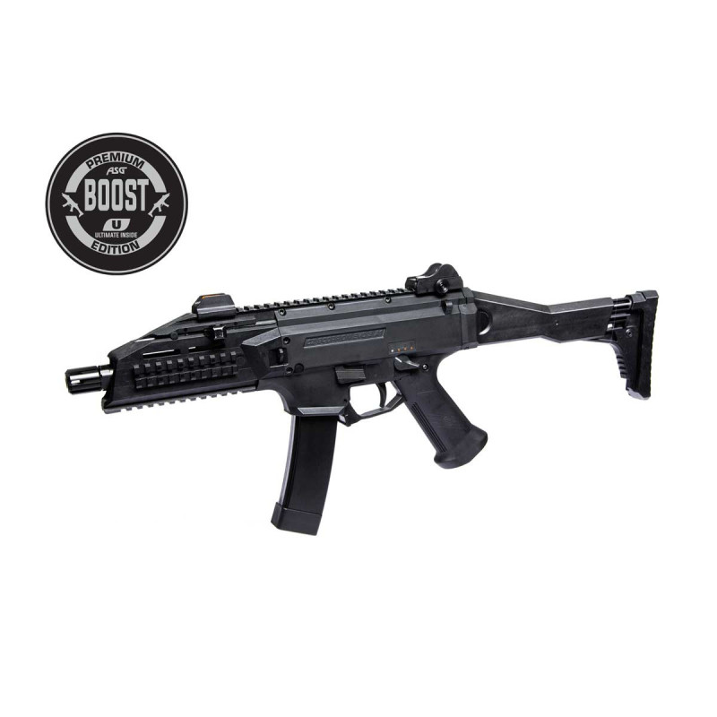 Pistolet mitrailleur CZ SCORPION EVO3 A1 ULTIMATE BOOST 1.4 JOULES AEG ASG BLACK