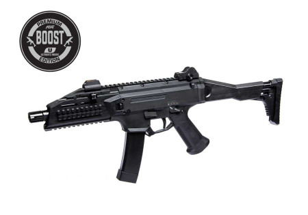 Pistolet mitrailleur CZ SCORPION EVO3 A1 ULTIMATE BOOST 1.4 JOULES AEG ASG BLACK