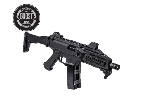 Pistolet mitrailleur CZ SCORPION EVO3 A1 ULTIMATE BOOST 1.4 JOULES AEG ASG BLACK