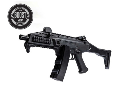 Pistolet mitrailleur CZ SCORPION EVO3 A1 ULTIMATE BOOST 1.4 JOULES AEG ASG BLACK