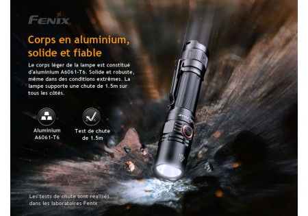 Lampe tactique FENIX PD35 V3.0 1700 LUMENS