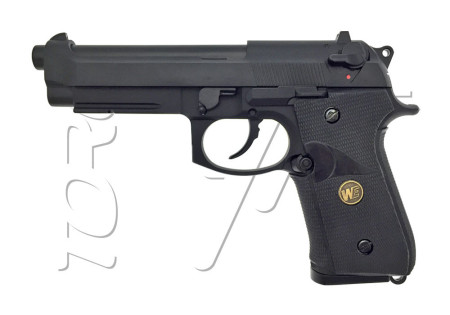 Pistolet BERETTA M92 A1 TACTICAL GRIP GAZ BLOWBACK WE BLACK