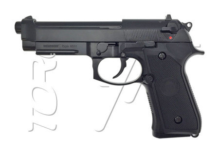 Pistolet BERETTA M92 A1 GAZ BLOWBACK WE BLACK