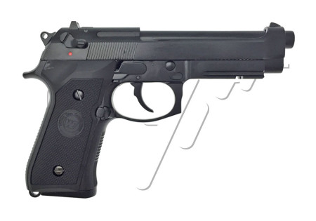 Pistolet BERETTA M92 A1 GAZ BLOWBACK WE BLACK