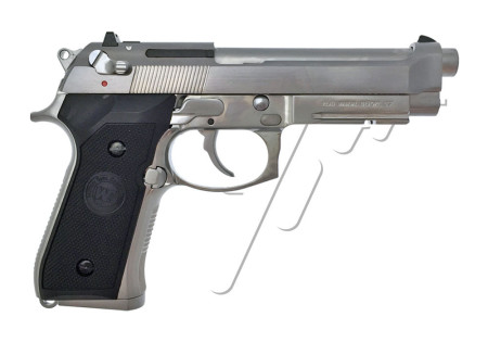 Pistolet BERETTA M92 A1 GAZ BLOWBACK WE SILVER