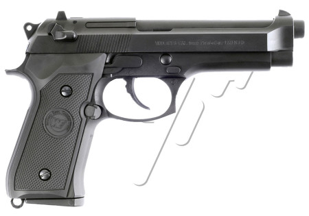 Pistolet BERETTA M92FS GAZ BLOWBACK WE BLACK