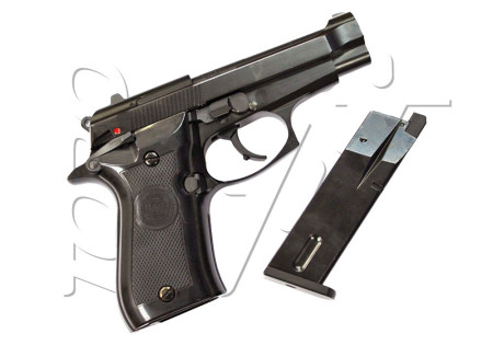 Pistolet BERETTA M92 MINI GAZ BLOWBACK WE BLACK