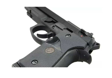 Pistolet BERETTA M9A1 BLOWBACK GAZ FULL METAL BLACK WE