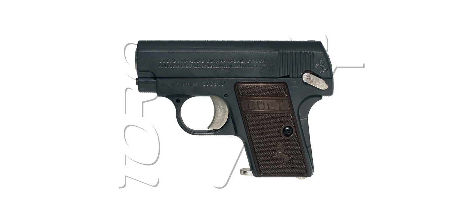 Pistolet COLT 25 NOIR SPRING