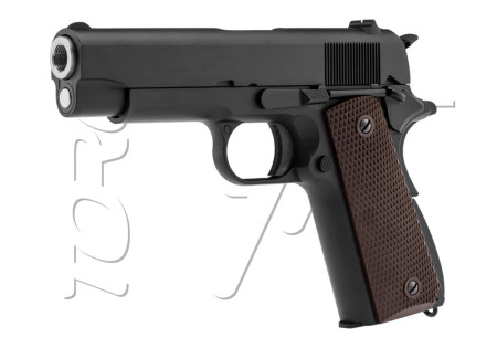 Pistolet COLT 1911 1943 BLOWBACK GAZ BLACK WE