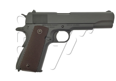 Pistolet COLT 1911 100TH ANNIVERSARY BLOWBACK CO2 PARKERIZED (Vielli)