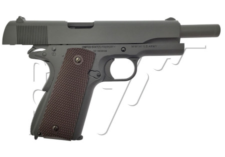 Pistolet COLT 1911 100TH ANNIVERSARY BLOWBACK CO2 PARKERIZED (Vielli)