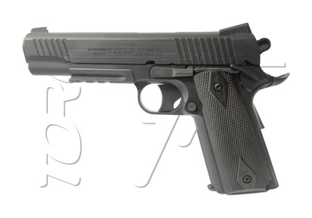 Pistolet COLT 1911 RAIL GUN CULASSE FIXE CO2 BLACK