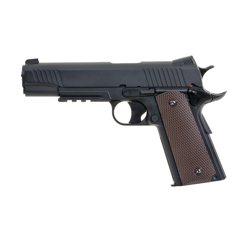 Pistolet COLT M45A1 CULASSE FIXE CO2 BLACK KWC