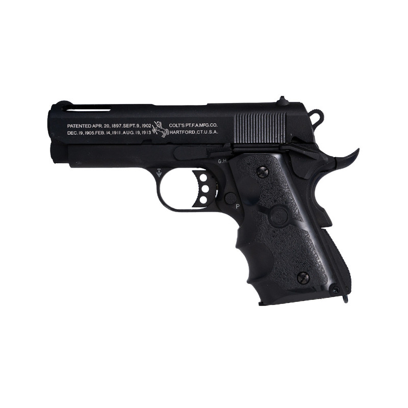 Pistolet COLT 1911 DEFENDER FULL METAL BLOWBACK BLACK GAZ