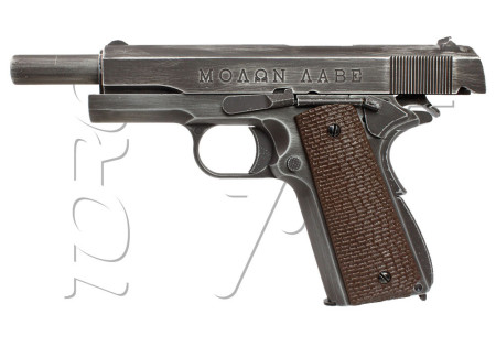 Pistolet 1911 MOLON LABE GAZ AW CUSTOM GREY BROWN