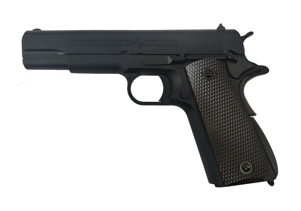 Pistolet COLT 1911 CO2 BLOWBACK AW CUSTOM BLACK