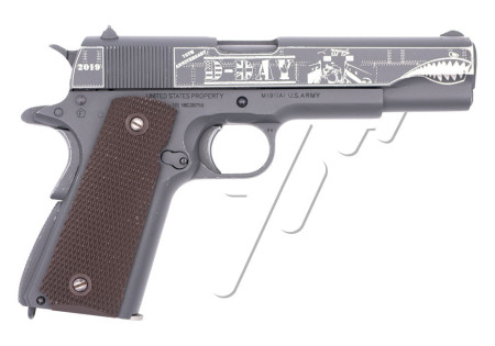 Pistolet COLT 1911 CO2 BLOWBACK AW CUSTOM BLACK