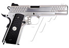 Pistolet 1911 KAC NIGHTHAWK BLOWBACK GAZ WE SILVER CYBERGUN