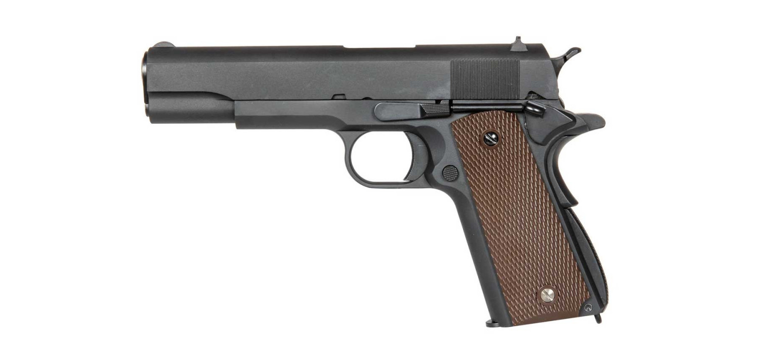 Pistolet COLT 1911 A1 CO2 BLOWBACK BLACK WE