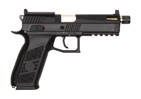 Pistolet CZ P09 CO2 OPTIC READY BLOWBACK BLACK GOLD ASG