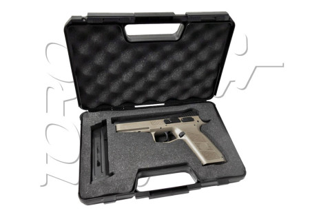 Pistolet CZ P09 BLOWBACK BLACK TAN ASG GAZ AVEC MALLETTE