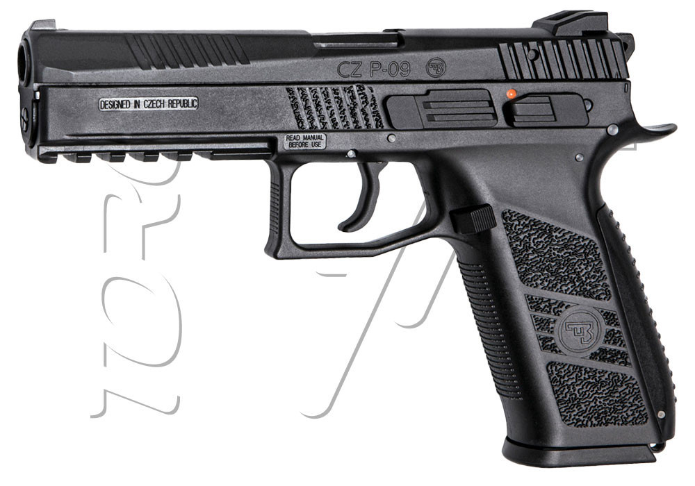 Pistolet CZ P09 DUTY BLACK GAZ CO2 + MALLETTE ASG