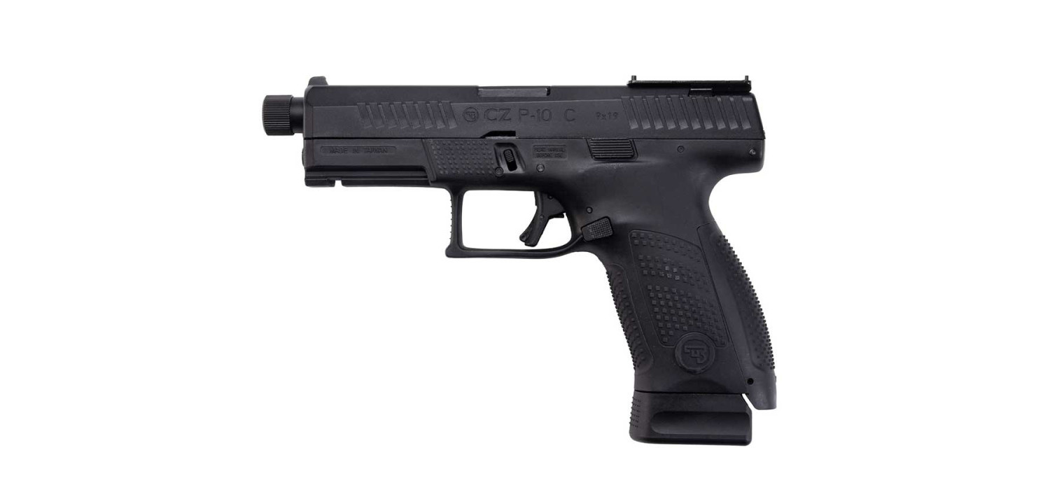 Pistolet CZ P10C OR-OT "Optic Ready" CO2 BLOWBACK FILETE BLACK ASG