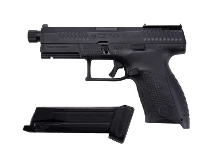 Pistolet CZ P10C OR-OT "Optic Ready" CO2 BLOWBACK FILETE BLACK ASG