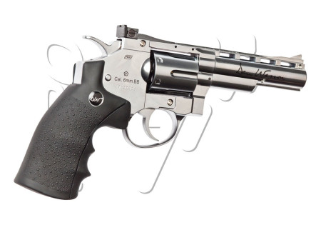 Pack Revolver DAN WESSON 4" CO2 SILVER + MALLETTE + SPARCLETTES + BILLES + LUNETTE ASG