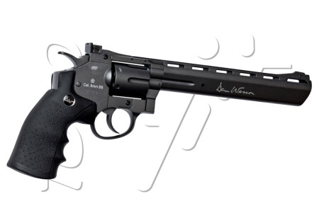 Revolver DAN WESSON 8" LOW POWER (1 joule) BLACK ASG CO2