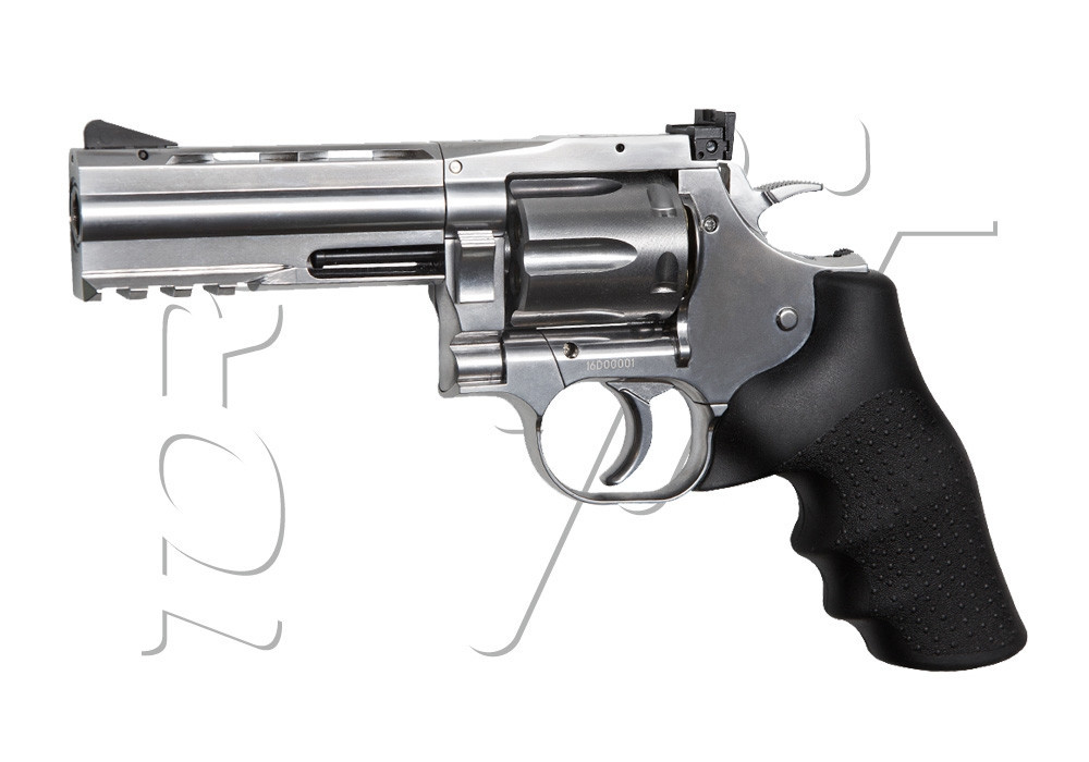 Revolver DAN WESSON DW715 4" SILVER ASG CO2