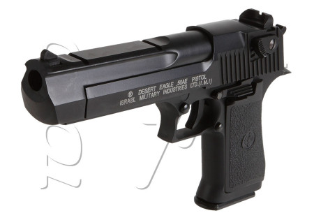 Pistolet DESERT EAGLE 50AE SEMI AUTO CO2 CYBERGUN BLACK