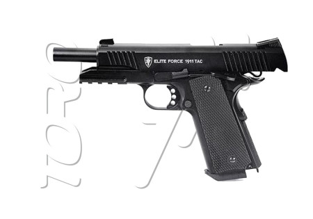 Pistolet ELITE FORCE 1911 TAC FULL METAL BLOWBACK CO2 UMAREX