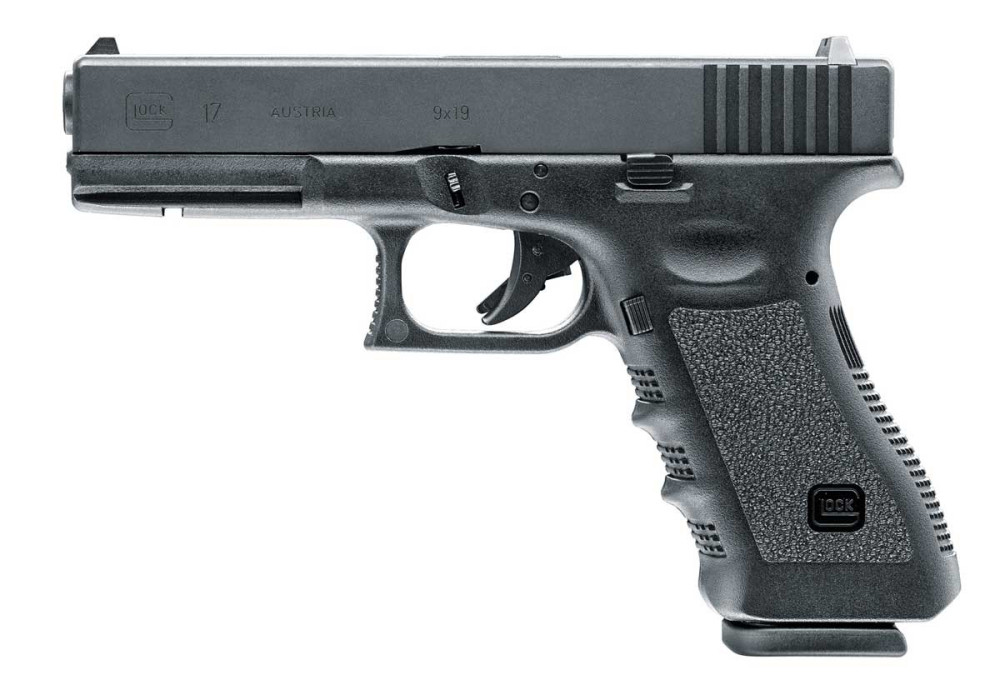 Pistolet 6mm GLOCK 17 GAZ BLOWBACK 23 BBs 1J BLACK UMAREX