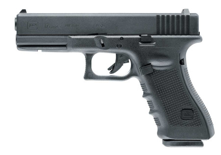 Pistolet 6mm GLOCK 17 GEN4 GAZ BLOWBACK 23 BBs 1J BLACK UMAREX