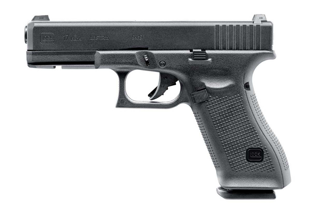 Pistolet 6mm GLOCK 17 GEN5 GAZ BLOWBACK 22 BBs 1J BLACK UMAREX