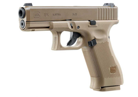 Pistolet 6mm GLOCK 19X GAZ BLOWBACK 22 BBs 1J TAN UMAREX