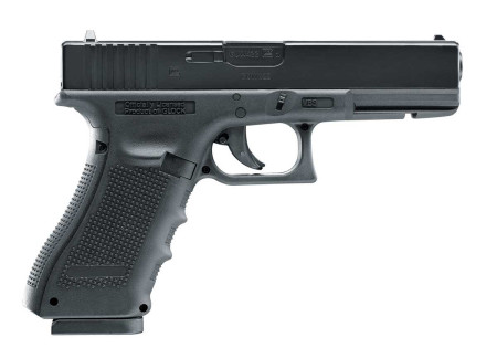 Pistolet 6mm GLOCK 22 GEN4 CO2 NON BLOWBACK 14 BBs 2J BLACK UMAREX