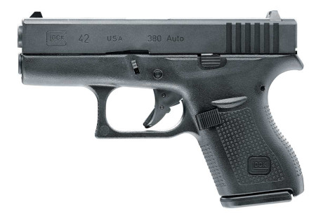 Pistolet 6mm GLOCK 42 GAZ BLOWBACK 10 BBs 1J BLACK UMAREX