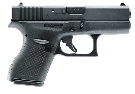 Pistolet 6mm GLOCK 42 GAZ BLOWBACK 10 BBs 1J BLACK UMAREX