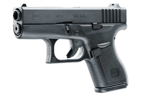 Pistolet 6mm GLOCK 42 GAZ BLOWBACK 10 BBs 1J BLACK UMAREX